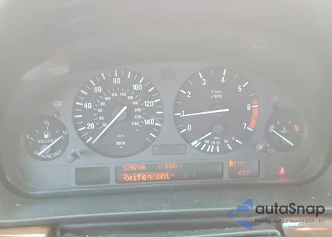 2001 BMW 740 Il из США, поврежденный, VIN WBAGH83481DP24465